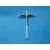 Krzyż metalowy nikiel 15,5 cm Stylowy